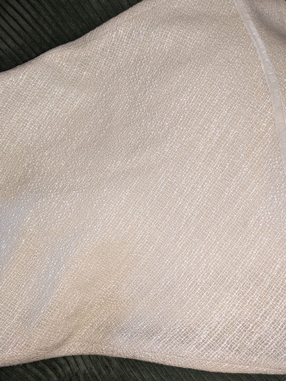 J. Crew Cream Textured Skirt